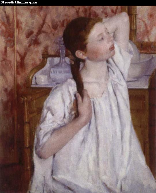 Mary Cassatt The girl do up her hair